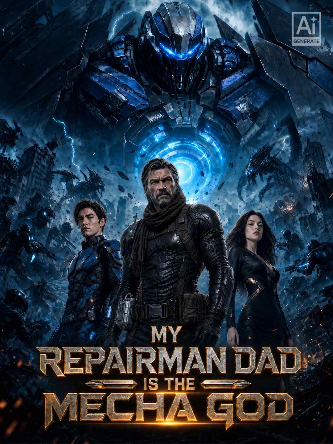 My Repairman Dad Is the Mecha God poster