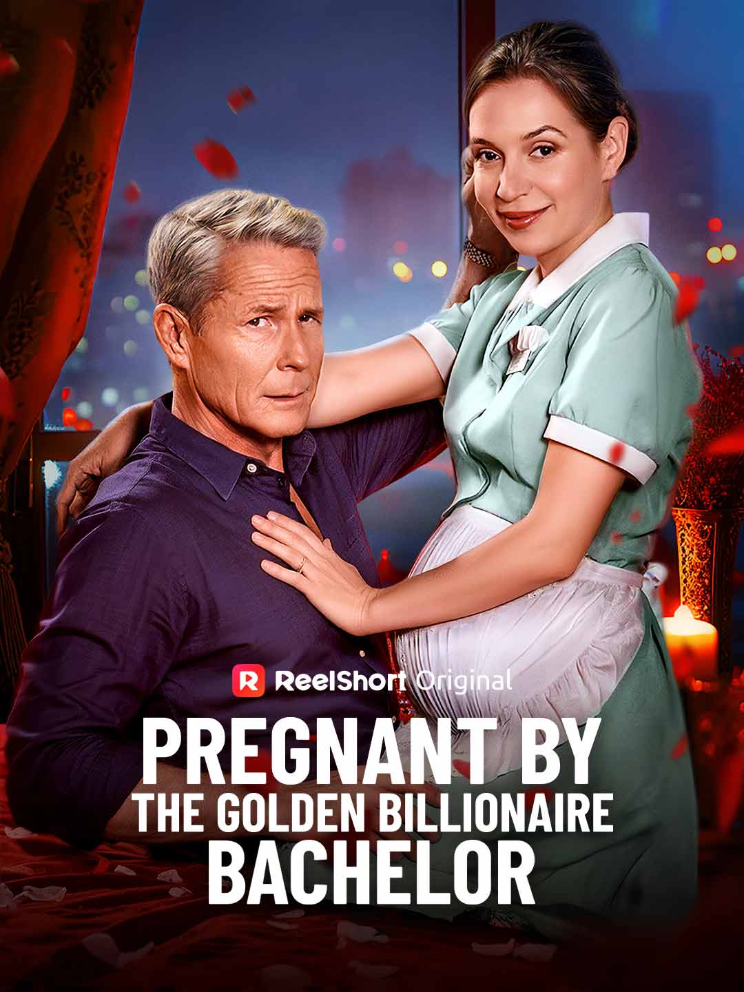 Pregnant by the Golden Billionaire Bachelor poster
